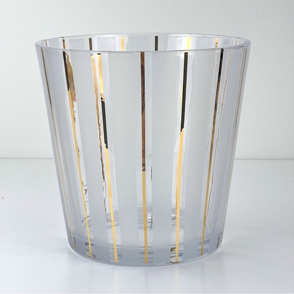 NEST Fragrances Other - NEST Fragrances Empty Grand Large Glass Tapered Candle Jar Frosted Stripe 76 oz